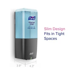 HEALTHY SOAP ES10 Automatic Wall Mounted Hand Soap Dispenser, Graphite (8334-E1)<Purell Hot