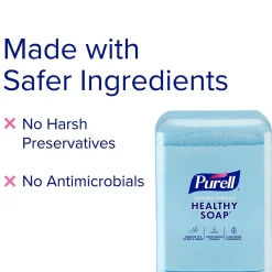 HEALTHY SOAP Foaming Hand Soap Refill for ES10 Dispenser, Light Fragrance Scent, 1200 ml, 2/Carton (8371-02)<Purell New