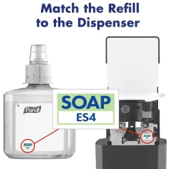 HEALTHY SOAP Foaming Hand Soap Refill for ES4 Dispenser, 1200 ml, 2/Carton (5072-02)<Purell Sale