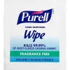 Individually Wrapped 70% Alcohol Sanitizing Hand Wipes, 1,000 Wipes/Carton (9021-1M)<Purell Best