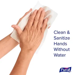 Individually Wrapped 70% Alcohol Sanitizing Hand Wipes, 1,000 Wipes/Carton (9021-1M)<Purell Best