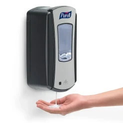 LTX 12 Automatic Wall Mounted Hand Sanitizer Dispenser, Chrome/Black (1928-04)<Purell Outlet