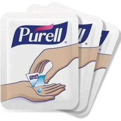 SINGLES Advanced 70% Alcohol Gel Hand Sanitizer, 2,000/Carton (9630-2M-NS)<Purell Outlet