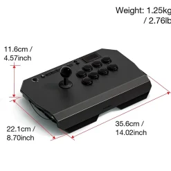 Online QANBA Drone 2 QANN3 Joystick for PlayStation 5/4 & PC, Wired, Black