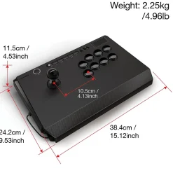 Best QANBA Titan B1 QANB1 Joystick for PlayStation 5/4 & PC, Wired, Black