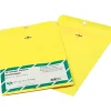 Sale Quality Park 9" x 12" Yellow Clasp Envelopes, 10/Pack