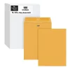 Quality Park Clasp & Moistenable Glue Kraft Catalog Envelopes, 9" x 12", Brown Kraft, 100/Box (QUA37890)