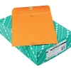 Clearance Quality Park Clasp Nonstandard Kraft Catalog Envelope, 10" x 13", Light Kraft, 100/Box (QUA38197)