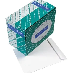 Discount Quality Park Gummed Catalog Envelope, 10" x 13", Woven White, 250/Box (41689)