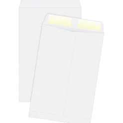 New Quality Park Gummed Catalog Envelope, 6" x 9", Woven White, 500/Box (40788)