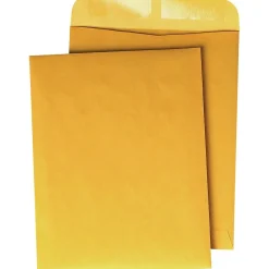 Outlet Quality Park Gummed Open-End Catalog Envelopes, 10" x 13", Brown, 100/Bx (QUA41667)