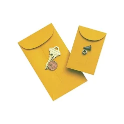 Best Quality Park Kraft #1 Envelope 2 1/4" x 3 1/2", Light Brown, 500/Box (QUA50160)