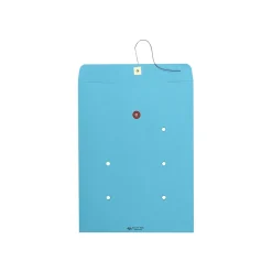 Quality Park Kraft Button & String Inter-Departmental Envelope 10" x 13", Blue, 100/Carton (QUA63577)
