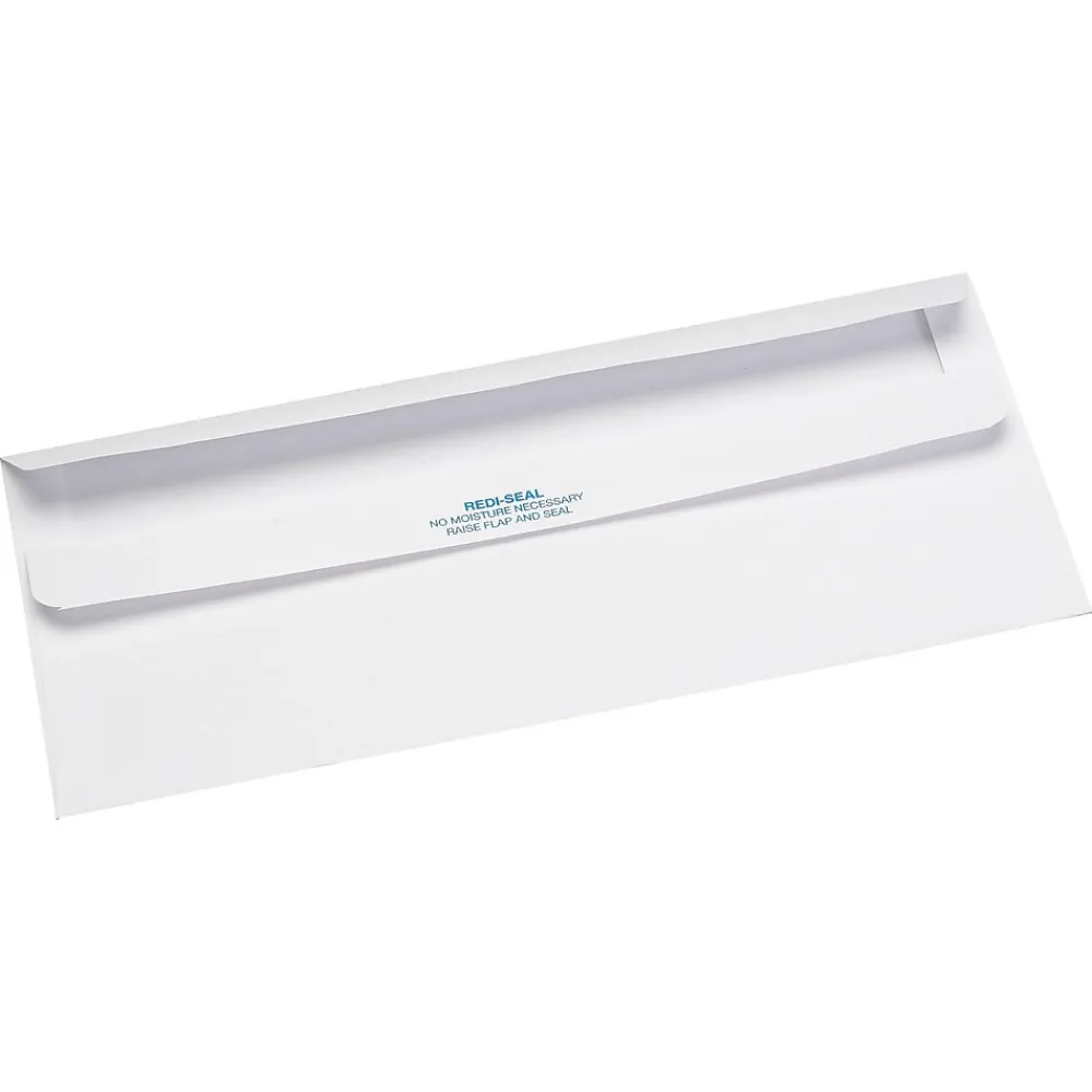 Quality Park Redi-Seal #10 Business Envelopes, 4 1/8" x 9 1/2", White Wove, 500/Box (QUA11118)