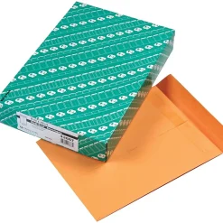Sale Quality Park Redi-Seal Kraft Catalog Envelope, 9 1/2" x 12 1/2", Kraft, 100/Box (43667)