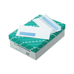 Hot Quality Park Redi-Seal Security Tinted #10 Window Envelope, 4 1/8" x 9 1/2", White Wove, 500/Box (21418)