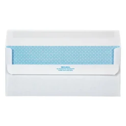Discount Quality Park Redi-Seal Security Tinted Business Envelopes, 4 1/8" x 9 1/2", White, 500/Box (QUA11218)