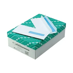 Online Quality Park Redi-Seal Security Tinted Window Envelope, 4 1/2" x 9 1/2", Woven White, 500/Box (21438)
