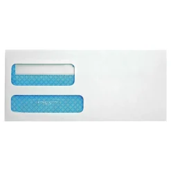 Discount Quality Park Redi-Seal Security Tinted #9 Double Window Envelopes, 3 7/8" x 8 7/8", White Wove, 500/Box (QUA24529)