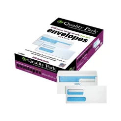 Discount Quality Park Redi-Seal Security Tinted #10 Double Window Envelopes, 4 1/8