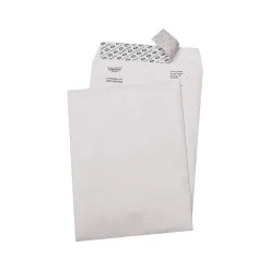 Clearance Quality Park Tyvek Survivor Self Seal Catalog Envelopes, 9"L x 12"H, White, 100/Box (QUAR1460)