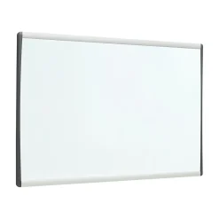 Dry Erase*Quartet Arc Cubicle Painted Steel Dry-Erase Whiteboard, Aluminum Frame, 1' x 1' (ARC1411)