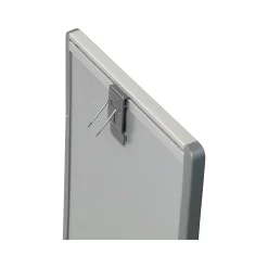 Dry Erase*Quartet Arc Cubicle Painted Steel Dry-Erase Whiteboard, Aluminum Frame, 1' x 1' (ARC1411)