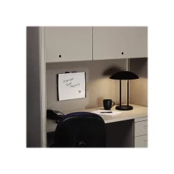 Dry Erase*Quartet Arc Cubicle Painted Steel Dry-Erase Whiteboard, Aluminum Frame, 1' x 1' (ARC1411)