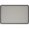 Bulletin*Quartet Contour Fabric Bulletin Board, Black Frame, 2'H x 3'W (7693G)