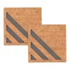 Bulletin*Quartet Cork and EVA Foam Tiles, 0.5' x 0.5', 2/Pack (Q190606F00-STPR)