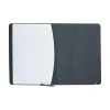 Bulletin*Quartet Designer Tack & Write Combination Dry-Erase Whiteboard, Plastic Frame, 3' x 2' (06545BK)