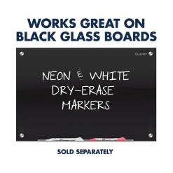 Markers|Quartet Dry Erase Markers, White/Neon Pink/Neon Green/Neon Blue/Neon Yellow, 6/Pack (79559Q)