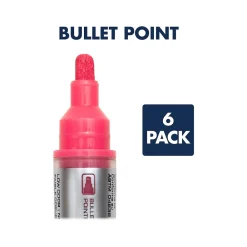 Markers|Quartet Dry Erase Markers, White/Neon Pink/Neon Green/Neon Blue/Neon Yellow, 6/Pack (79559Q)