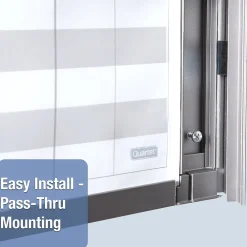 Dry Erase*Quartet InView Total Erase Dry-Erase Whiteboard, Steel Frame, 3' x 2' (72982)