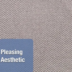 Bulletin*Quartet Oval Office Fabric Bulletin Board, Frameless, 3' x 2' (7683G)