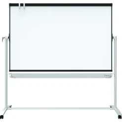 Dry Erase*Quartet Prestige 2 Magnetic Mobile Presentation Whiteboard Easel, 6' x 4' (ECM64P2)