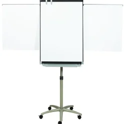 Dry Erase*Quartet ® Prestige® 2 Magnetic Mobile Presentation Whiteboard Easel, 3' x 2' (ECM32P2)