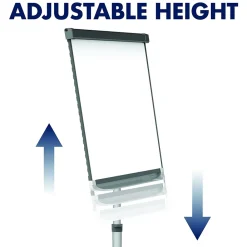 Dry Erase*Quartet ® Prestige® 2 Magnetic Mobile Presentation Whiteboard Easel, 3' x 2' (ECM32P2)