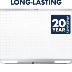 Dry Erase*Quartet Prestige 2 Total Erase Dry-Erase Whiteboard, Aluminum Frame, 8' x 4' (TEM548A)