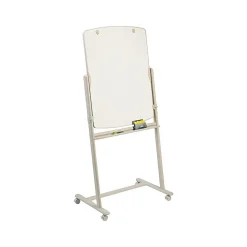 Dry Erase*Quartet Reversible Total Erase Dry-Erase Whiteboard, Steel Frame, 3' x 2' (300TE)