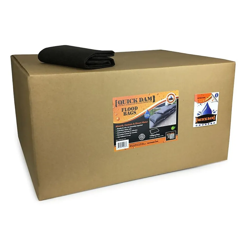 Quick Dam ™ Flood Bags 12" x 24", 120/Box