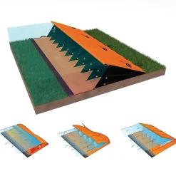 Quick Dam Universal Water Force Flood Control Dam (QDWGWL-2650)