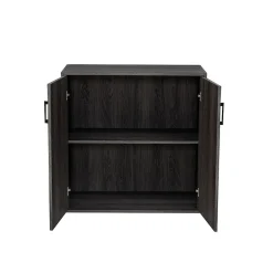 Storage Cabinets*QUUBs 31.5" Storage Cabinet with 2 Shelves, Weathered Gray (G115002600)