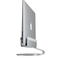 mTower 4.5"W x 9.8"D Aluminum Vertical Laptop Stand, Silver (10037)<Rain Design Discount