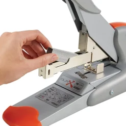 Staplers|Rapid DUAX Heavy Duty Desktop Stapler, 170 Sheet Capacity, Silver (73338)