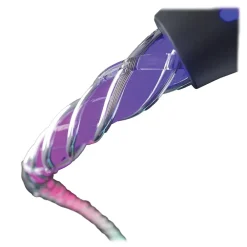 Light-up LED 3-in-1 USB to Lightning, Micro USB & USB-C Cable, 4-ft., Multicolored (RACLED110-23E-WHI)<Raycon Online