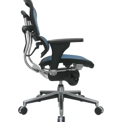 Office Chairs*RAYNOR GROUP Raynor Eurotech Ergo human Mesh Mid Back Task Chair, Blue