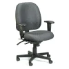 Office Chairs*Eurotech Raynor Fabric 4 x 4 Multi-function Task Chair, Charcoal
