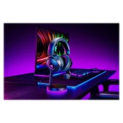 Clearance Razer Kraken V3 Pro Refurbished Wireless Noise Canceling Stereo Gaming Over-the-Ear Headset, 3.5mm, Black (RZ04-03460100-R3U1)