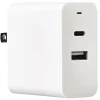 RCA Dual-Port USB-C and USB-A Wall Charger, White, (PCH30ACPDA)